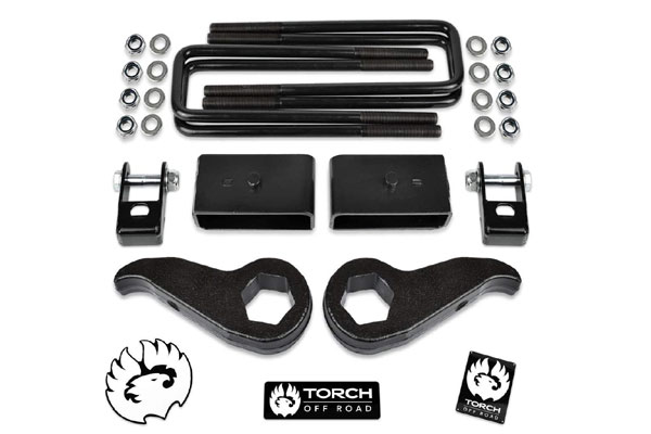 TORCH 3" Front 2" Rear Lift Kit - Best  For 2011-2019 Chevy Silverado 2500HD 2WD 4WD