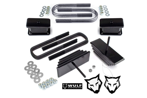 WULF 2.8" Adj Front 3" Rear Lift Kit with Mini Leaf Spring Packs