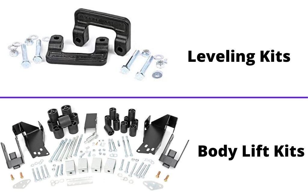 leveling kits and body lift kits