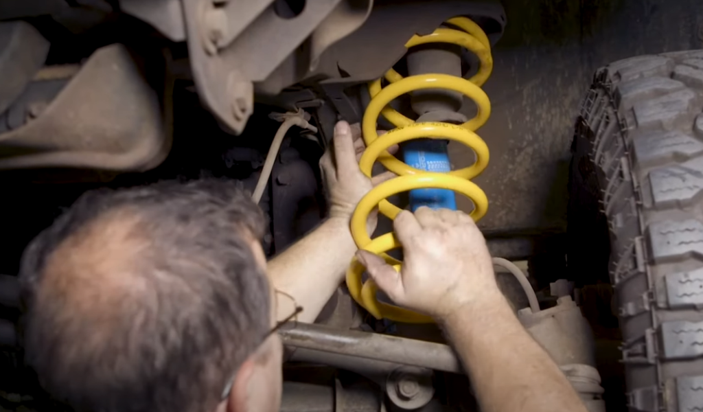 How to Lift a Truck with Just Coil Springs